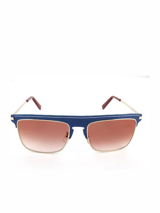 Loewe Women’s Sunglasses with Blue Frame and Brown Lens