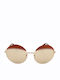 Loewe Women's Sunglasses with Gold Frame and Gold Lens