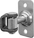 Adjustable Hinge Mounting Plate Swing Gates 75x37 Mm M12 Thread Adjustable 42-60 Mm Steel