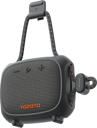 Tazata Goclip IX Αδιάβροχο Ηχείο Bluetooth 8W με Διάρκεια Μπαταρίας έως 3.5 ώρες Μαύρο