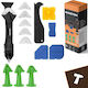 Bigstren Silicone Spatulas Scrapers 14 Pcs Bigstren