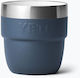 Yeti Rambler Becher Thermosflasche Rostfreier Stahl BPA-frei 118ml Schwarz