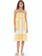 Pink Label Women's Beachwear Caftan Yellow
