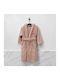 Linea Home Kids Bathrobe Cute Girl Powder Hooded