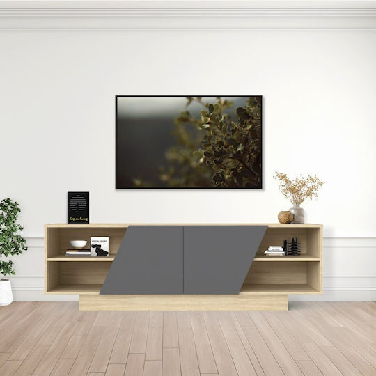 Stevie Επιδαπέδιο Ανθρακί 160x40x50εκ. Stevie Επιδαπέδιο Ανθρακί 160x40x50εκ.