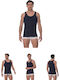Herrenunterhemd Blau PRO-201-B