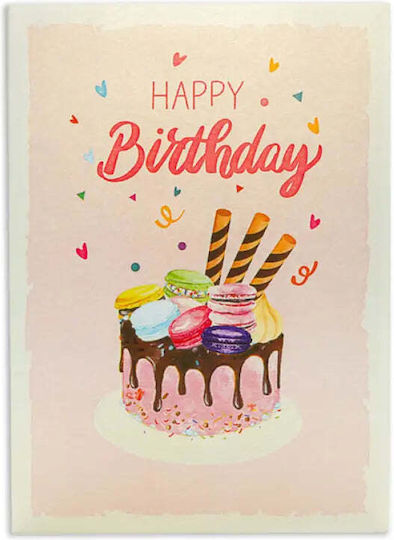 Pop-up "macaron Cake" Cake Card Kiriori 10730
