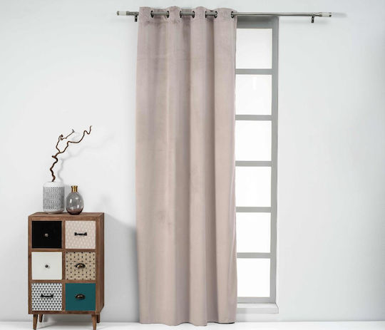 Perdea Cu Capse Ecru 140x260 Cm