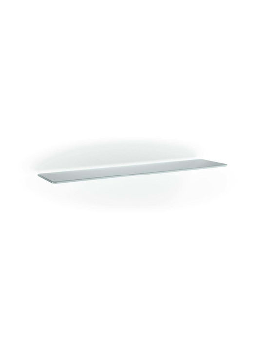 Bolis Italia Ορθογώνιο Ράφι Βιβλιοθήκης από Γυαλί 15x80cm