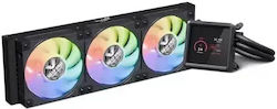 Valkyrie B-GT360 Wasserkühlsysteme AIO CPU mit 3 Lüfterabmessung 120mm und ARGB Beleuchtung Valkyrie B-GT360 Wasserkühlsysteme AIO CPU mit 3 Lüfterabmessung 120mm und ARGB Beleuchtung