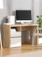 Fylliana Holz Büro Weiß 127x51x77cm