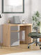 Fylliana Wooden Desk Gray 98x45x74cm