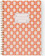 Twin Wire Notizbuch Spirale A4 Orange