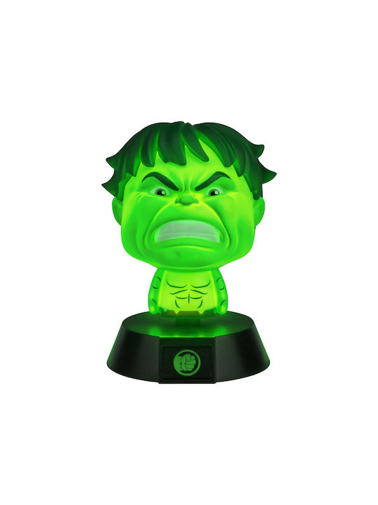 Paladone Παιδικό Διακοσμητικό Φωτιστικό Marvel - Hulk Πράσινο