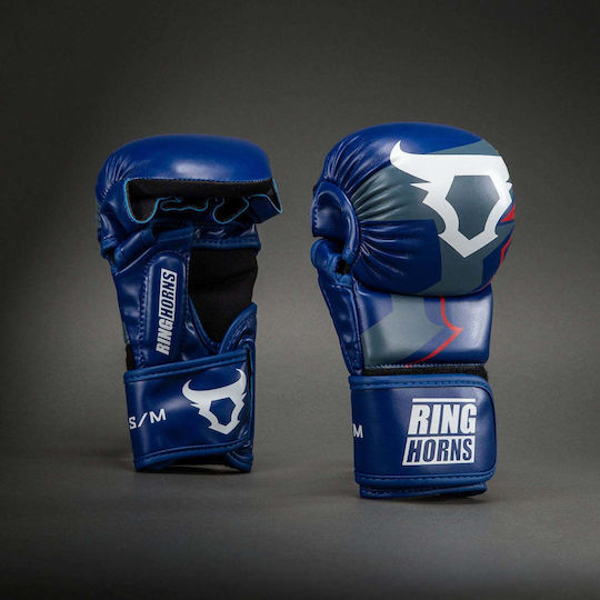 MMA Ръкавици Ringhorns Charger Sparring Gloves Тъмносиньо Червено