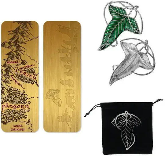 Комплект Метални Книгоразделители Lord Rings Lorien Брошка