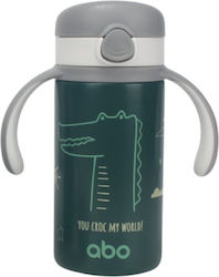 abo Kids Water Bottle Thermos Stainless Steel with Straw 280ml