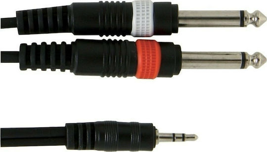 Gewa Basic Line Cable 2x 6.3mm male - 3.5mm male 1.5m 190.120