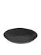 Evivak Coop Black Soup Plate with Diameter 21cm