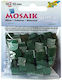 Mosaic Tiles Glitter Mix 45g 10x10mm 190 Pieces Grey