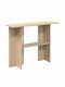 Wooden Console Table Sonoma Oak L100xW30xH75cm
