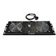 Mirsan Mr.fan2wt.01 Вентилаторен Модул 490x135x45мм 2x Вентилатора Аналогов Термостат Подходящ за 19" Rack Инсталация