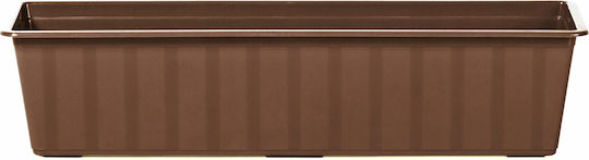 Prosperplast Ζαρντινιέρα Πλαστική Brown 14εκ.