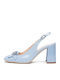 Lackleder Pumps Hellblaue