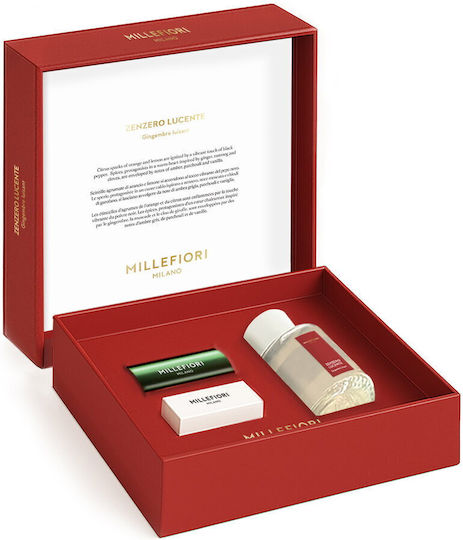 Millefiori Milano Fragrance Diffuser Car Air Freshener Zenzero Lucente 100 Ml