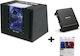 Alpine Sbg-1244bp Bandpass Subwoofer Package 30cm 12" + Mrv-m250 1-channel Amplifier + 350940 Aiv 10mm² Wiring Kit