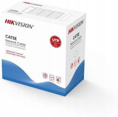 Hikvision U/UTP Καλώδιο Δικτύου Ethernet 305m Γκρι