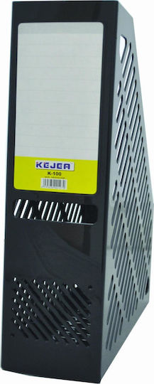 Suport Vertical Din Plastic Pentru Cataloage 75mm Negru