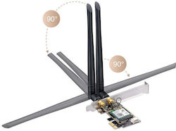 Cudy We3000 Ax5400 Wi-fi 6 + Bt 5.2 Intel Ax210 Pcie Network Card Cudy We3000 Ax5400 Wi-fi 6 + Bt 5.2 Intel Ax210 Pcie Network Card