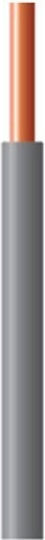 Καλωδιο Nya Ηο5v-u 1χ1mm² Γκρι 100m/roll