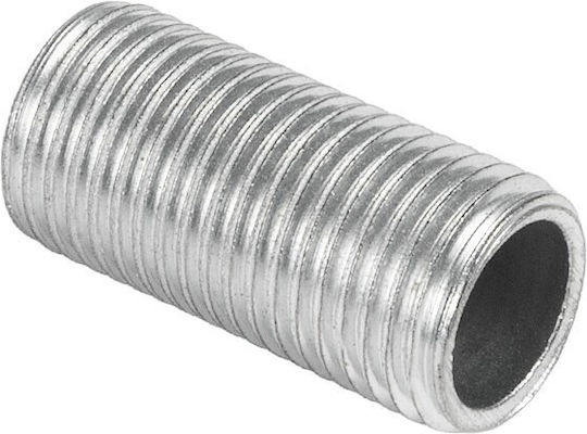 Globostar Threadedtube 77557 Metal DIY Connector Nipple M10 Thread Lighting Accessories M2 x W1 x H1cm 77557