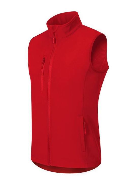 Malfini Veste De Lucru Pentru Bărbați Impermeabilă Softshell Cu Căptușeală Din Polar Roșie