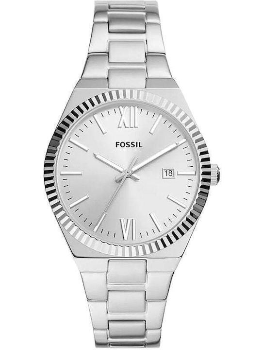Fossil Scarlette Womens Battery Watch With Gold Metal Bracelet Fossil Scarlette Womens Battery Watch With Gold Metal Bracelet