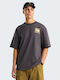 Short Sleeve Blouse Anthracite Grey