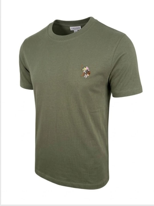 U.S. Polo Assn. Assn Μπλούζα Κοντομάνικη Χακι