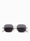 Common Sense Men's Sunglasses with Silver Metallic Frame and Mirror Lens 467929