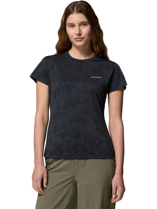 Columbia Bluebird Tricou Damă Black/Florage
