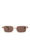 Faos Unisex Sonnenbrillen mit Transparentem Horn umrandetem Rahmen 501894
