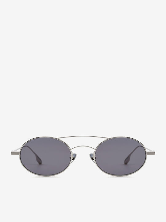 Projekt Produkt Unisex Sunglasses with Silver Metallic Frame and Mirror Lens 476441