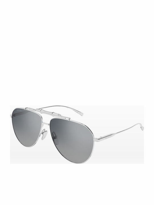 Gucci Unisex Sonnenbrillen mit Silbernem Spiege...