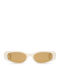 Komono Men's Sunglasses with White Frame KOM-S20028