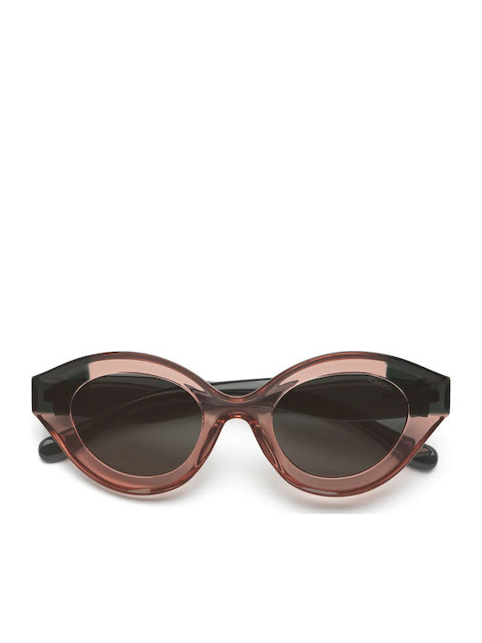 Komono Γυναικεία Γυαλιά Ηλίου με Ροζ Σκελετό με Polarized Φακό KOM-S10729