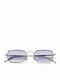 Common Sense Men's Sunglasses with Silver Metallic Frame and Mirror Lens 501920