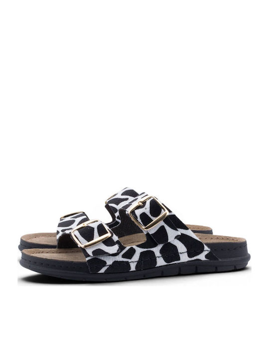 Sunny Sandal Leather Anatomic Black Sandals