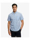 Short Sleeve Shirt in Regular Fit Blue