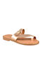 Women's Flat Sandals Gold